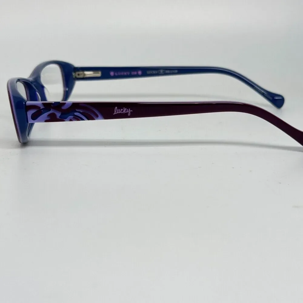 Lucky Brand Spark Plug‎ KIDS Cateye eyeGlasses in Red Purple H16329